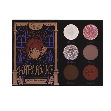   ZESTAW GlamBOX - PALETA CIENI 'KAPŁANKA” i "KSIĘŻYC"