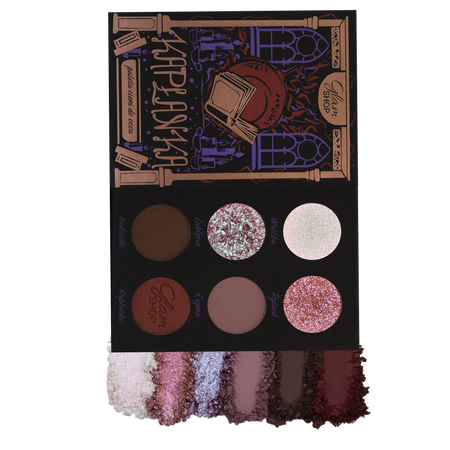 A SET OF TWO PALLETS AND FOUR EYELINERS