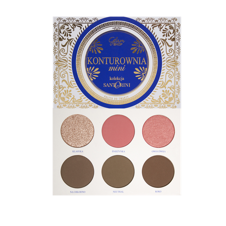 OUTLET - SANTORINI  - Face palette - MINI KONTUROWNIA