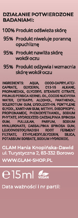 Glam4SKIN - ŻELOWY KREM POD OCZY 