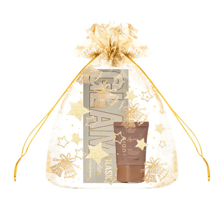 GIFT SET: NATURALNY BLASK - Face powder and highlighter palette + STUDIO LUMI - Illuminating Base