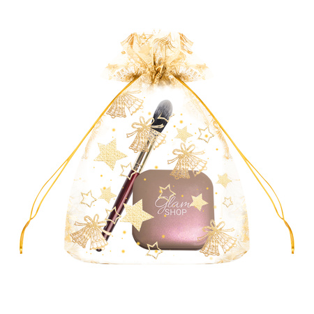  GIFT SET: Highlighter – PROMIEŃ + pędzel GlamBRUSH K8