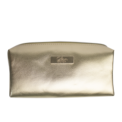 GOLD COSMETIC BAG