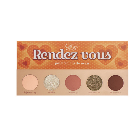 ZESTAW PREZENTOWY: WALENTYNKI - GlamBox - RENDEZ VOUS + pędzel GlamBRUSH O100