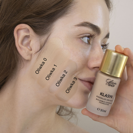 GLAM "CLASSIC" FOUNDATION - OLIVE 0 - new packaging 