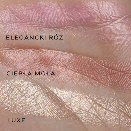 ZESTAW PREZENTOWY: LUX - Róż wypiekany - CIEPŁA MGŁA + pędzel GlamBRUSH T133