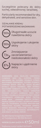 Glam4SKIN - NAWILŻAJĄCY KREM DO TWARZY WYGŁADZAJĄCO-ŁAGODZĄCY