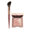 GIFT SET: LUX - Blush baked - CIEPŁA MGŁA + GlamBRUSH T133