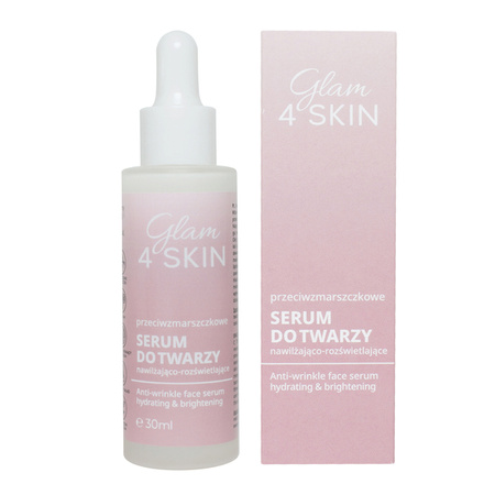 OUTLET - Glam4SKIN - PRZECIWZMARSZKOWE SERUM DO TWARZY NAWILŻAJĄCO - ROZŚWIETLAJĄCE - KRÓTKA DATA