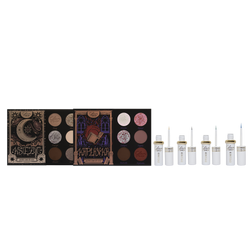 A SET OF TWO PALLETS AND FOUR EYELINERS