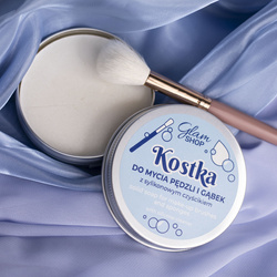 KOSTKA do mycia pędzli i gąbek z sylikonowym czyścikiem